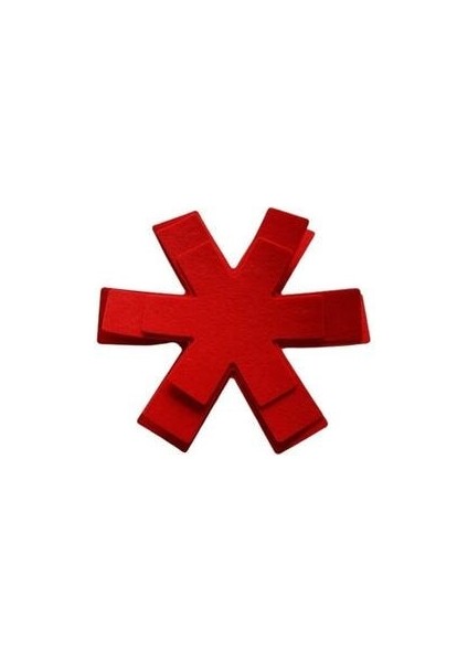 Keçe Tava Koruyucu (Avrupa Kalın 1. Sınıf) Kırmızı Renk 3 Lü Set