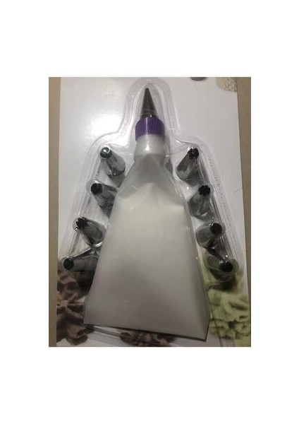 Krema Sıkma Torbası 6 Adet Farklı Başlıklarla