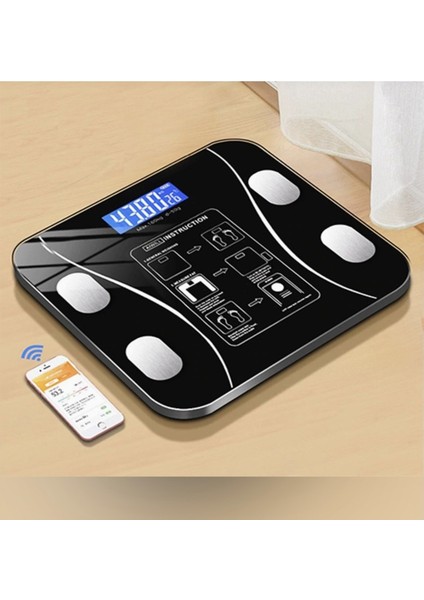 Dijital Baskül Yağ Su Kas Vücut Kitle Indeksi