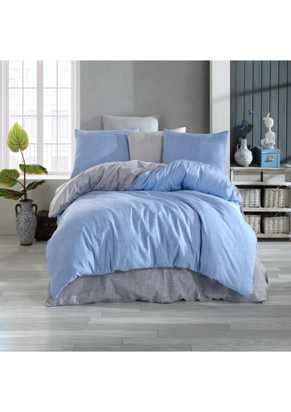 Almira Tek Kişilik Pamuklu Nevresim Takımı (Yastık Kılıfı+Yatak Çarşafı+Yorgan Kılıfı)