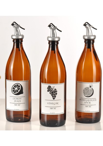 Lüx Amber 500 ml Limon Suyu & Sirke & Nar Ekşisi Şişesi
