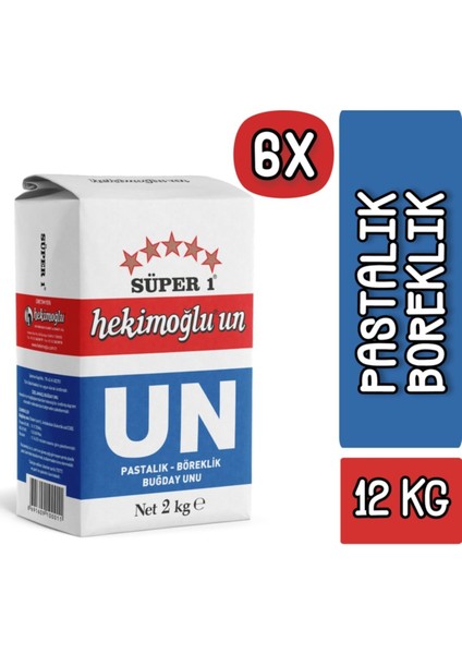 Un 2 kg Pastalık - Böreklik Buğday x 6 Adet