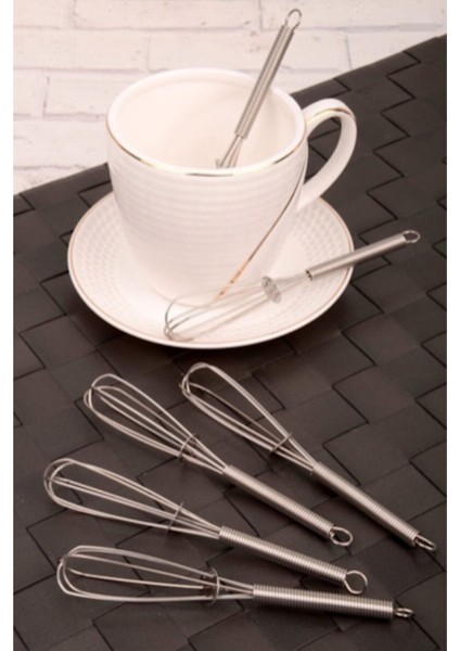 12'li Çırpıcı Şeklinde Lüx Çay Kaşığı - One Size
