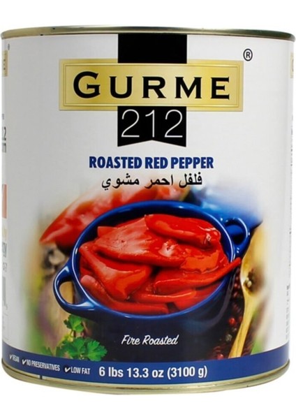 Közlenmiş Biber, Hazır Meze, Büyük Boy (3 Adet x 3100GR)