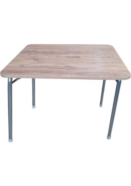 Pratik Katlanir Ayak Mutfak Yemek Masası Balkon Ders Çalışma Piknik Masa 60X80CM Ceviz