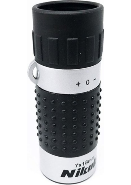 Nikula 7X18 Metal Kaplamalı,avuç Içi Tek Gözlü Monoküler Dürbün