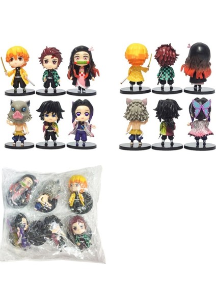 Mini Demon Slayer Figürler 6li Set