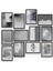 Gri 12 Parça Mdf (Ahşap) Tablo Ofis Boyu 30 x 30 cm cm 2