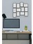 Soyut Çizimler 12 Parça Mdf (Ahşap) Tablo Ofis Boyu 30 x 30 cm cm 1