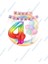 Gökkuşağı Folyo Balon Happy Bırthday Banner ve Balonlu Balon Standı 4 Yaş 1