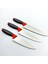 Çift Renkli Şef Bıçağı Seti, Santoku Bıçak 3