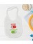 Kids Uyku Off Tasarımlı Beyaz Bebek Mama Önlüğü-1 1