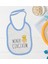 Kids Minik Civcivim Tasarımlı Mavi Bebek Mama Önlüğü-1 1
