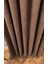 Sütlü Kahve Petek Kadife Dokulu Tek Kanat Fon Perde, 1/2.5 Normal Pile, 50 x 240 cm 5