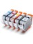 ® Canon Pixma MP610 Kartuş Set 5 Renk Takım Pg-5 Clı-8 1