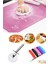 Silikon Hamur Açma Matı 50X40 Hamur Pizza Börek Kesme Ruleti ve Hamur Spatula Kesici 1
