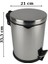 Paslanmaz Çelik Mutfak Çöp Kovası 8 Lt Gri - EF404 3