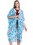 Şifon Plaj Kimono | ELB33597 Lale Des.mavi 3