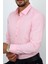 Slim Fit Pembe Renk Erkek Gömlek 5