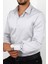Slim Fit Gri Renk Erkek Gömlek 5