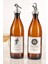 Lüx Amber 500 ml Zeytinyağı ve Ay Çiçeği Yağlık Yağdanlık Şişesi 1
