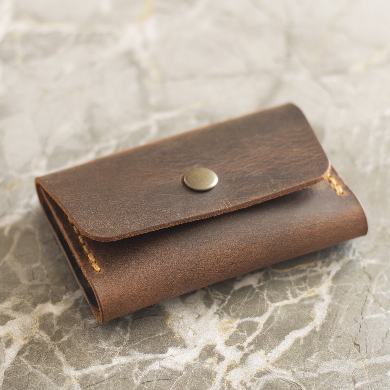 Hi Leather Nerio Kapaklı Minimal Kartlık Kişiye İsme Özel görsel 7
