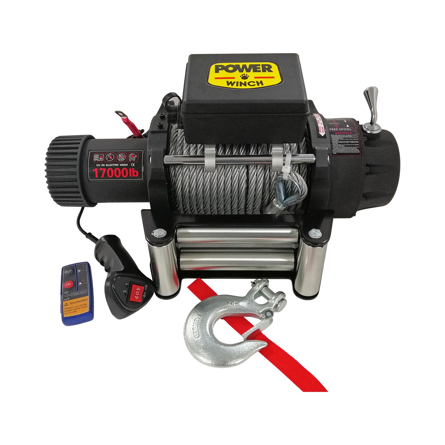 Power Winch 17000 Lb Çelik Halatlı OffRoad 4x4 Elektrikli Fiyatı