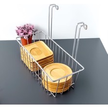 Dolap Kapak Içi Küçük Sepet Çelik Düzenleyici R