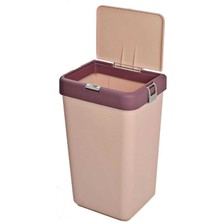 Kirli Çamaşır Sepeti Pratik Kapaklı 40 Litre MT08