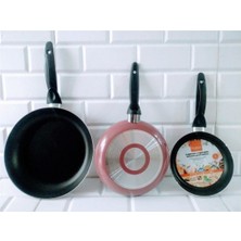  3'lü Tava Seti (18+22+26)-Gri