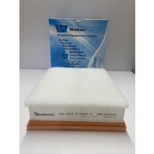 Waben Opel Corsa -D - E Dizel Hava Filtresi (Süngerli) 2006 ve Sonrası Modellerle Uyumlu