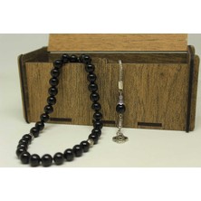 Turmalin Taşı Tesbih 8mm Ahşap Kutulu