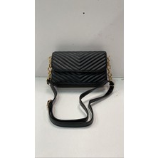 Aqua Di Polo 1987 APBV002901 Kadın Siyah Omuz Çantası