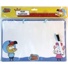 Dolphin Lisanslı Kral Şakir Yazı Tahtası 30x21 cm Mavi ve Kırmızı Renk Seçenekleri ile