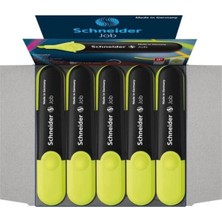 Schneider Schneider 150 Fosforlu Kalem Job Sarı 10'lu Kutu