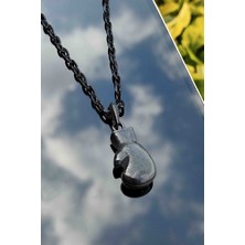 Trend Collection Siyah Eldiven Boks Kolye