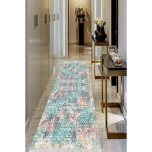 Viyana Home Dijital Baskılı Kaymaz Taban Yıkanabilir Modern Salon Halısı Koridor Halısı Yolluk VHU-HT-110