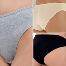 Hülya Butik 3 Adet Iz Yapmaz Bayan Bikini Külot
