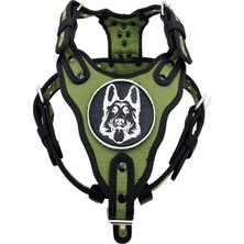 Tasma Market Haki K9 Alman Kurdu Köpek Göğüs Tasması Göğüslük Tasma