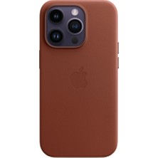 Apple iPhone 14 Pro Leather Case With Magsafe - Umber MPPK3ZM/A