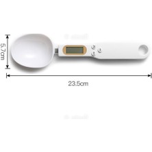 Mectime  Elektronik Mutfak Terazisi 500G 0.1g LCD - Siyah (Yurt Dışından)