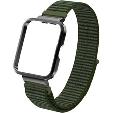 Case 4U Xiaomi Redmi Watch 2 Lite Hasır Kordon Kayış KRD-61 NO19 Yeşil