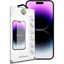 Case World Caseworld Apple iPhone 14 Pro Max Temperli Ekran Koruyucu Kırılmaz Cam