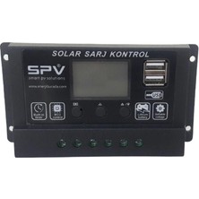 Spv 30 Amper 12V/24V Solar Şarj Kontrol Cihazı / Regülatör