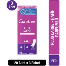 Carefree Refresh Maxi Günlük Ped 20'li X3