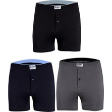 Yıldız 3'lü Yıldız Erkek Havlu Bel Penye Boxer