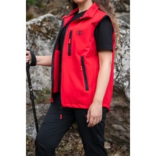 Huğlu Outdoor Softshell Yelek Fermuarlı Cepli Mevsimlik