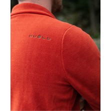 Huğlu Outdoor Kartal Figürlü Kiremit Renk Polar Hırka