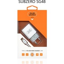 Subzero SG48 Type-C Pd+Usb Home Charger 25W