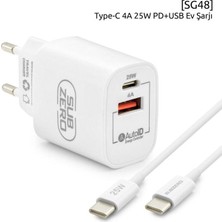 Subzero SG48 Type-C Pd+Usb Home Charger 25W